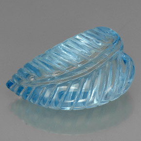 Topázio azul natural 44,87ct, transparente, transparente/translúcido