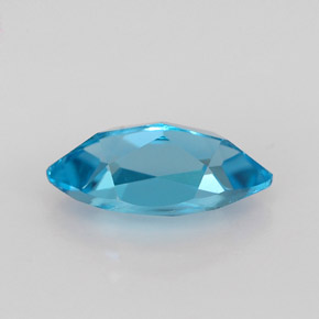 Topázio azul natural 1,40ct, marquise, VVS-VS