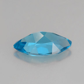 Topázio azul natural 1,54ct, marquise, VVS