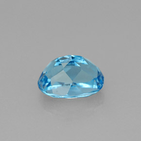 Topázio azul natural 1,81ct, corte oval, VS