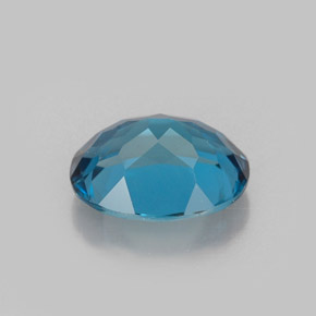 Topázio azul natural 1,61ct, corte oval, VVS