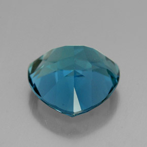 Topázio azul natural 6,98ct, trillion, VVS
