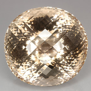 Topázio amarelo natural 362,81ct, corte oval, IF
