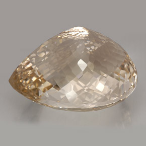 Topázio amarelo natural 437,40ct, formato de pêra, IF