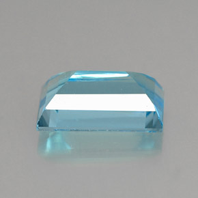Topázio azul natural 2,41ct, baguete, VVS-VS