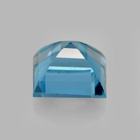 Topázio azul natural 2,02ct, quadrado, VVS-VS