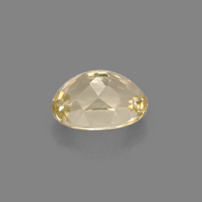 Topázio amarelo natural 2,33ct, corte oval, VVS
