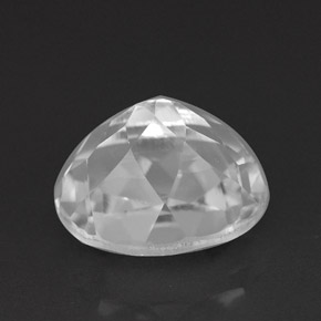 Topázio branco natural 4,39ct, corte oval, VVS-VS