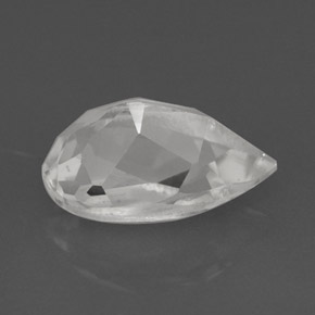 Topázio branco natural 2,36ct, formato de pêra, VVS-VS