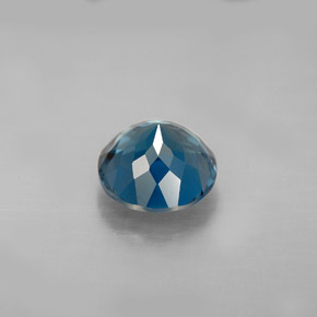 Topázio azul natural 2,55ct, corte redondo, VS-SI