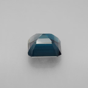 Topázio azul natural 2,49ct, corte esmeralda, VVS-VS