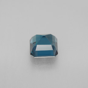 Topázio azul natural 2,14ct, corte esmeralda, VVS-VS