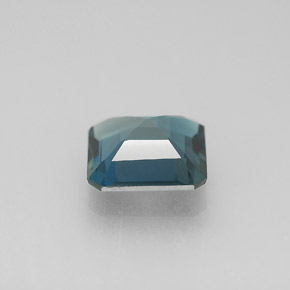Topázio azul natural 2,30ct, corte esmeralda, VS