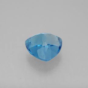 Topázio azul natural 3,39ct, trillion, VVS-VS