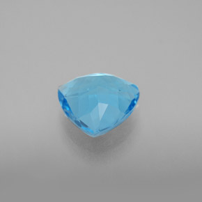 Topázio azul natural 2,82ct, trillion, VVS