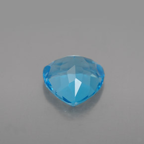 Topázio azul natural 3,36ct, trillion, VVS-VS