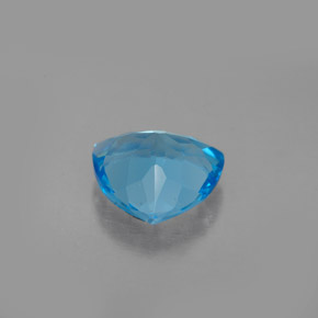Topázio azul natural 2,70ct, trillion, VS