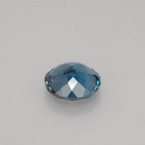 Topázio azul natural 2,17ct, corte redondo, VS