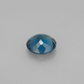 Topázio azul natural 2,23ct, corte redondo, VVS-VS