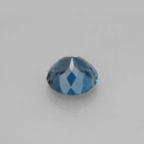 Topázio azul natural 2,70ct, corte redondo, VVS-VS