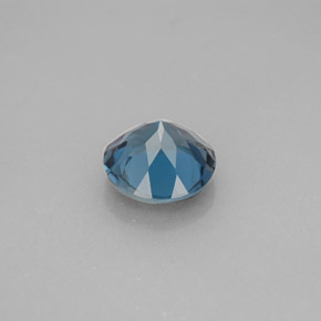 Topázio azul natural 2,25ct, corte redondo, VVS-VS