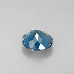 Topázio azul natural 2,39ct, corte redondo, VS