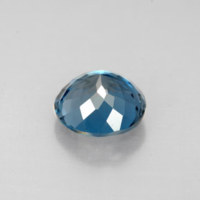 Topázio azul natural 2,49ct, corte redondo, VS