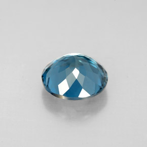 Topázio azul natural 2,32ct, corte redondo, VS