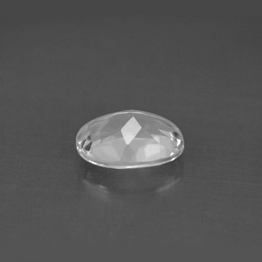 Topázio branco natural 1,40ct, corte oval, VS