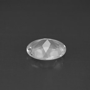 Topázio branco natural 1,48ct, corte oval, VS
