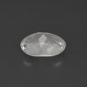 Topázio branco natural 1,57ct, corte oval, VS
