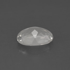 Topázio branco natural 1,44ct, corte oval, VS