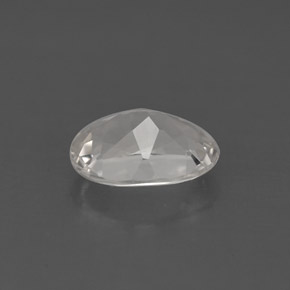 Topázio branco natural 1,43ct, corte oval, VVS-VS