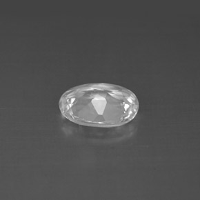 Topázio branco natural 1,21ct, corte oval, VVS-VS