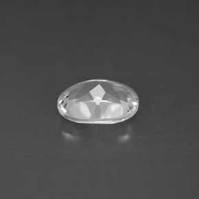 Topázio branco natural 1,48ct, corte oval, VVS-VS