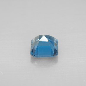 Topázio azul natural 1,45ct, corte esmeralda, VVS-VS