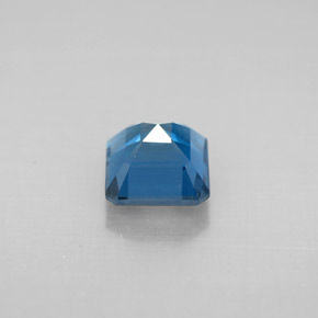 Topázio azul natural 1,46ct, corte esmeralda, VVS-VS