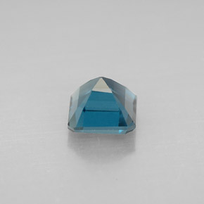 Topázio azul natural 1,46ct, corte esmeralda, VVS-VS