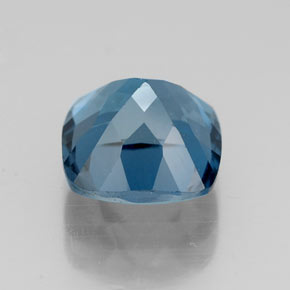 Topázio azul natural 3,03ct, almofada cortada, VS