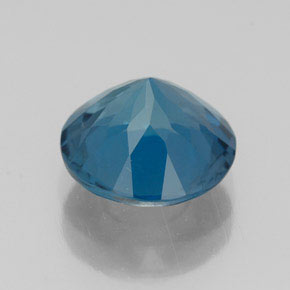 Topázio azul natural 3,07ct, corte redondo, VVS-VS