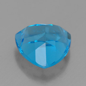 Topázio azul natural 2,85ct, trillion, VVS