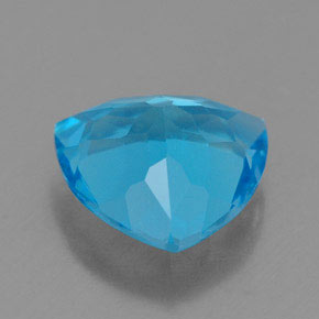 Topázio azul natural 2,73ct, trillion, VVS