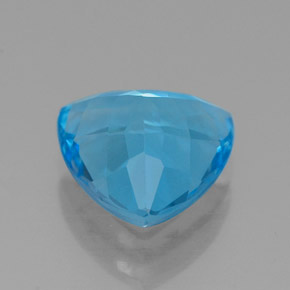 Topázio azul natural 2,67ct, trillion, VVS
