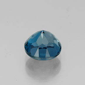 Topázio azul natural 1,93ct, corte redondo, VVS