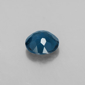 Topázio azul natural 0,93ct, corte redondo, VVS-VS