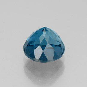 Topázio azul natural 2,05ct, corte redondo, VS