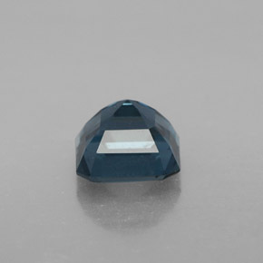 Topázio azul natural 1,51ct, corte esmeralda, VVS-VS