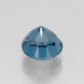 Topázio azul natural 1,91ct, corte redondo, VS-SI