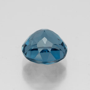 Topázio azul natural 2,03ct, corte redondo, VVS