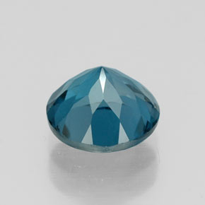 Topázio azul natural 1,56ct, corte redondo, VS